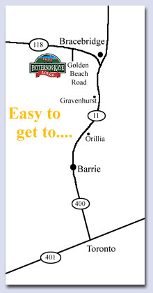 map to get to Patterson Kaye Lodge